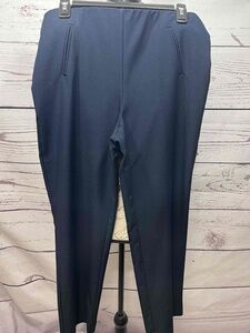 Style and Co Navy Blue Stretch Waist Pants‎ Size 12 Petite Womens